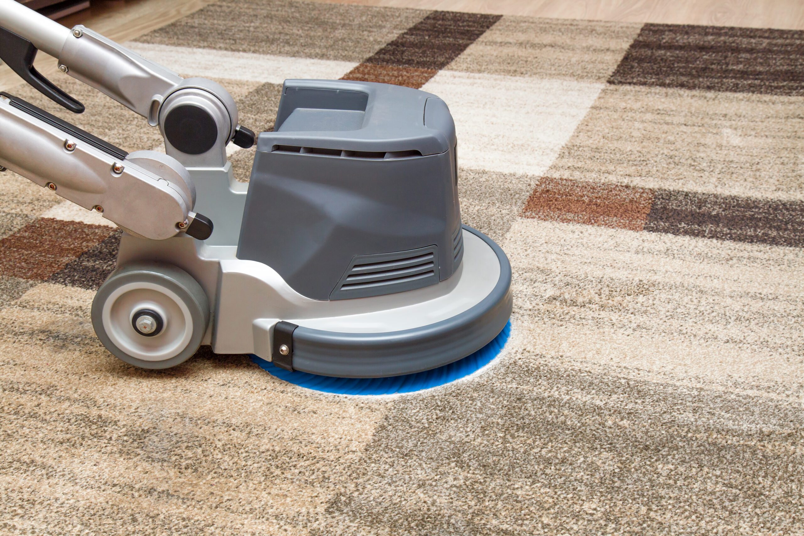 Carpet Cleaning Machine On Carpet